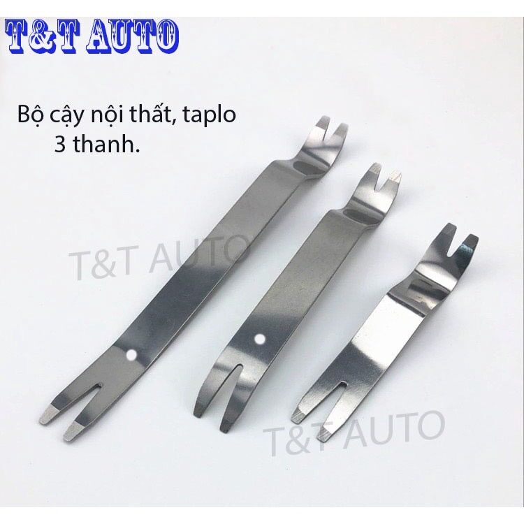 Bộ cậy taplo , cậy chốt, cậy lazang , cậy nội thất ô tô 3 thanh.