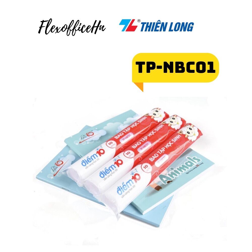 Combo 10 Bìa bao tập Điểm 10 TP-NBC01