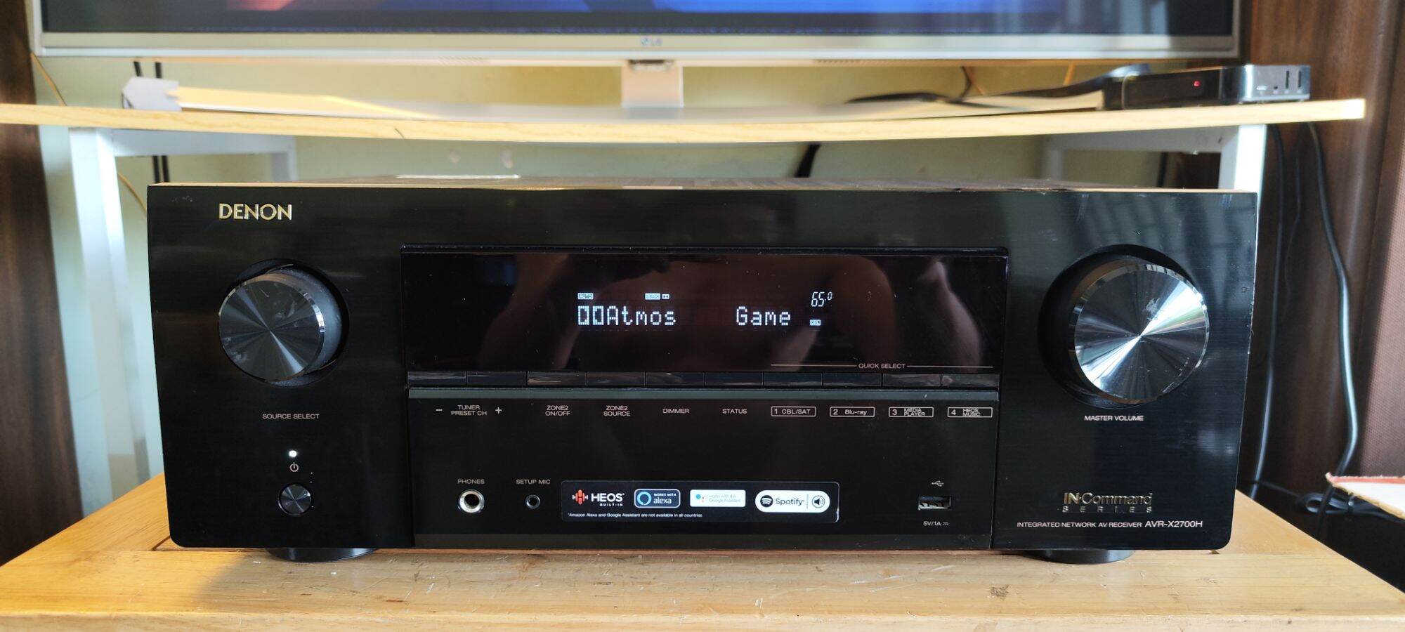 Ampli Denon cao cấp X2700h HDMI 8k HDR10+ có wifi, bluetooth, DSD