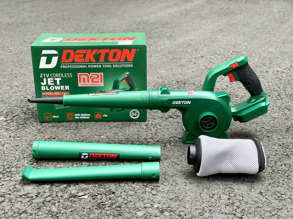 Máy hút bụi , thổi bụi và thổi lá pin dekton m21-tb01 thế hệ mới 2023