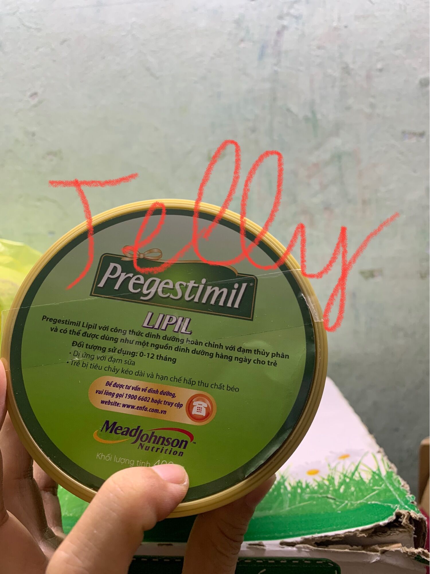 Sữa Pregestimil Lipil 400g Đạm Sữa Bò
