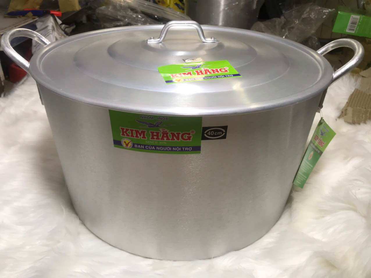 [HCM]Nồi nhôm KIM HẰNG size to 50cm 44cm42cm40cm chính hãng bảo hành tại KIM HẰNG