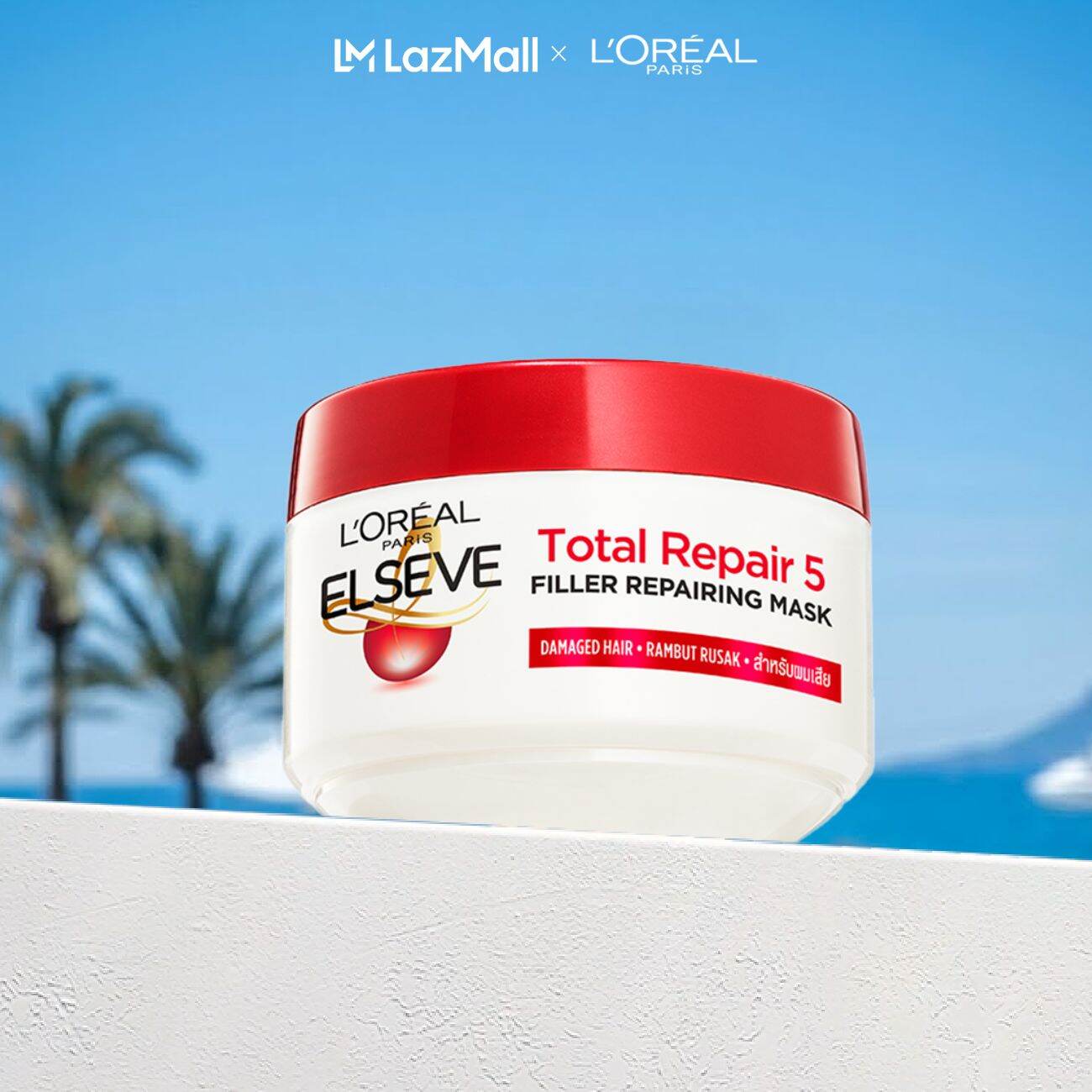 Kem ủ phục hồi tóc L'Oréal Paris Total Repair 5 200ml