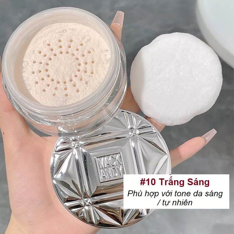 Phấn phủ nhũ kiềm dầu mack andy .