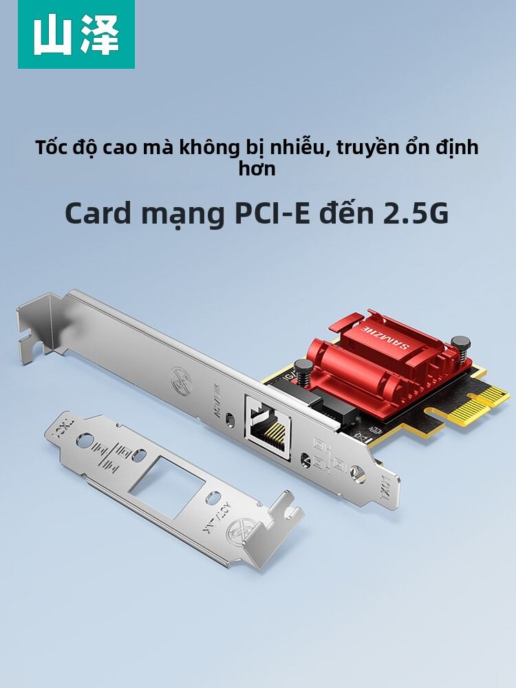 Samzhe | High-Speed PCIe Network Card 2.5G Giá 306,000 Đồng*Miễn phí vận chuyển