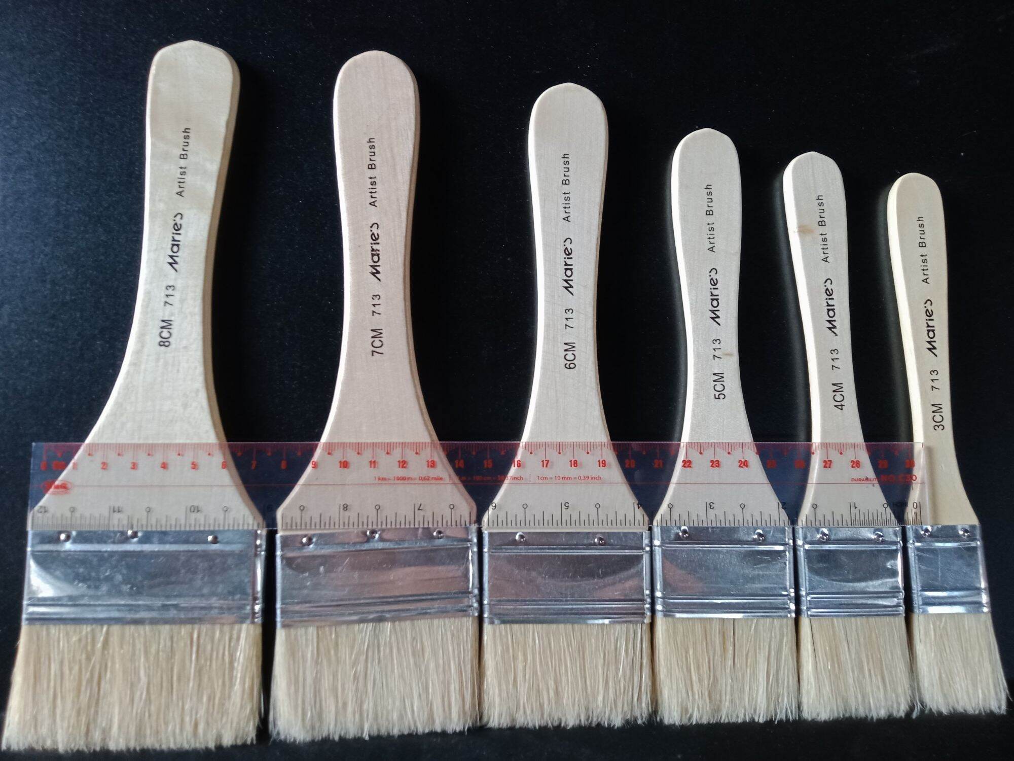 Cọ penxo long heo 3cm,4cm,5cm,6cm,7cm,8cm,vẽ chuyên nghiệp,màu nước,acrylic,sơn dầu....hạng họa sĩ chuyên nghiệp