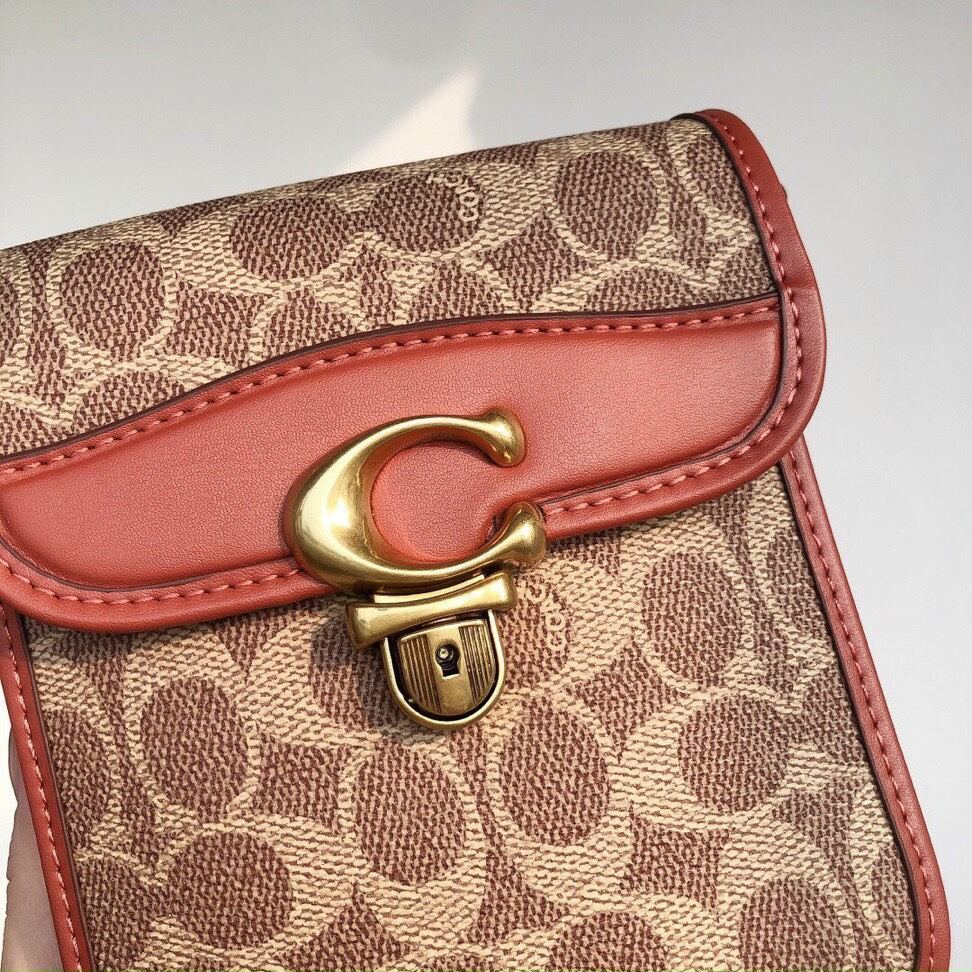 Túi C🅾️ACH đeo chéo TALL STUDIO CROSSBODY da thật chuẩn xịn