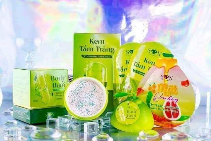 Kem dưỡng trắng body- body bưởi- kèm quà tặng