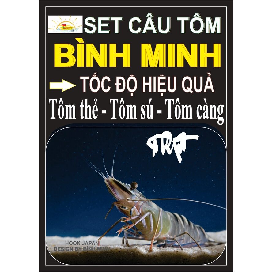 5 Lưỡi câu tôm sú,tôm thẻ,tôm càng Bình Minh
