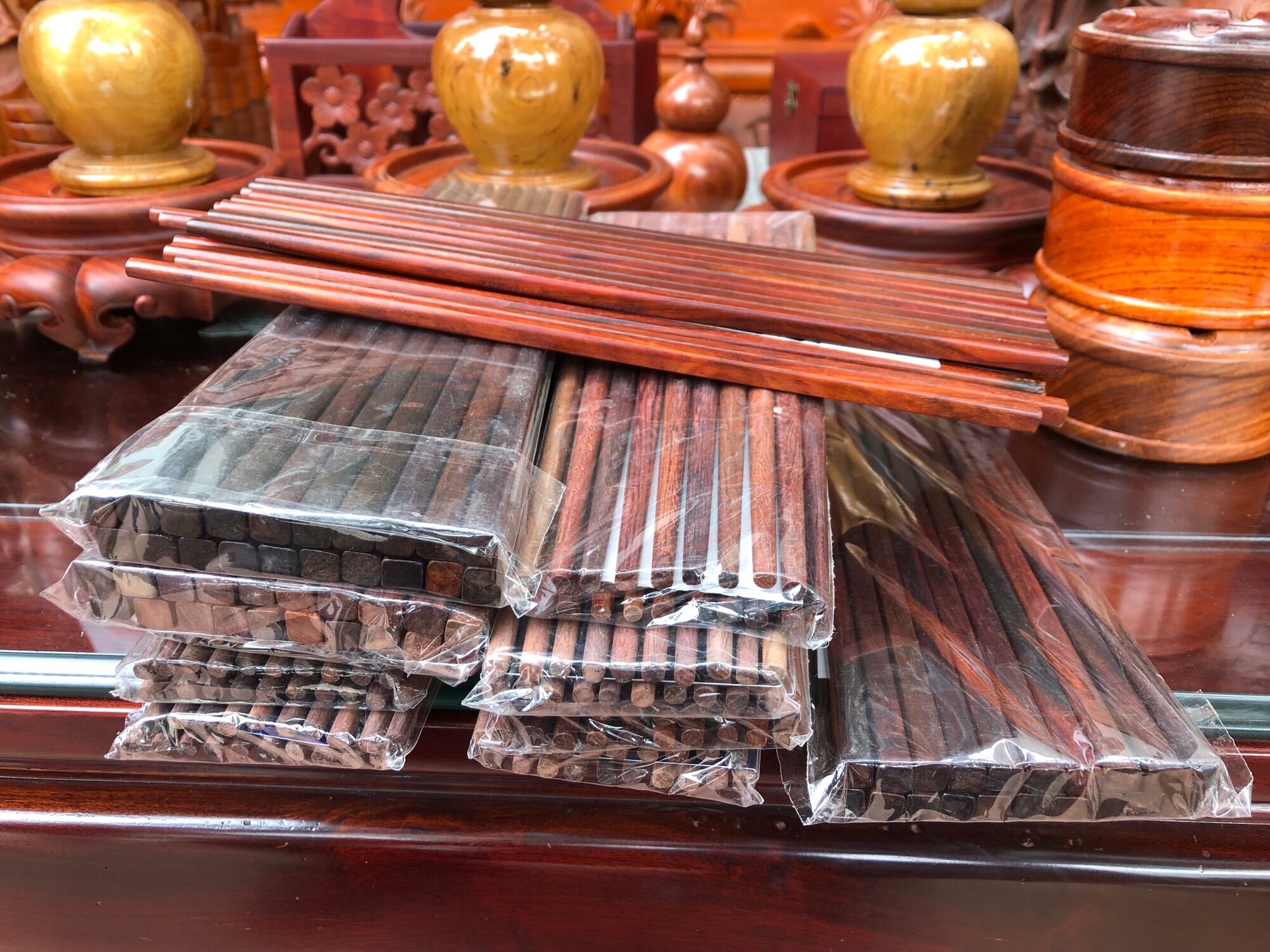 Đũa Gỗ Trắc Trơn Loại 1