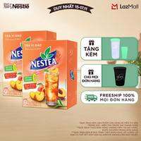 [ƯU ĐÃI THÁNG 11] Combo 2 gói Thực phẩm bổ sung Trà Vị Đào NESTEA hộp 12 gói x 12 g