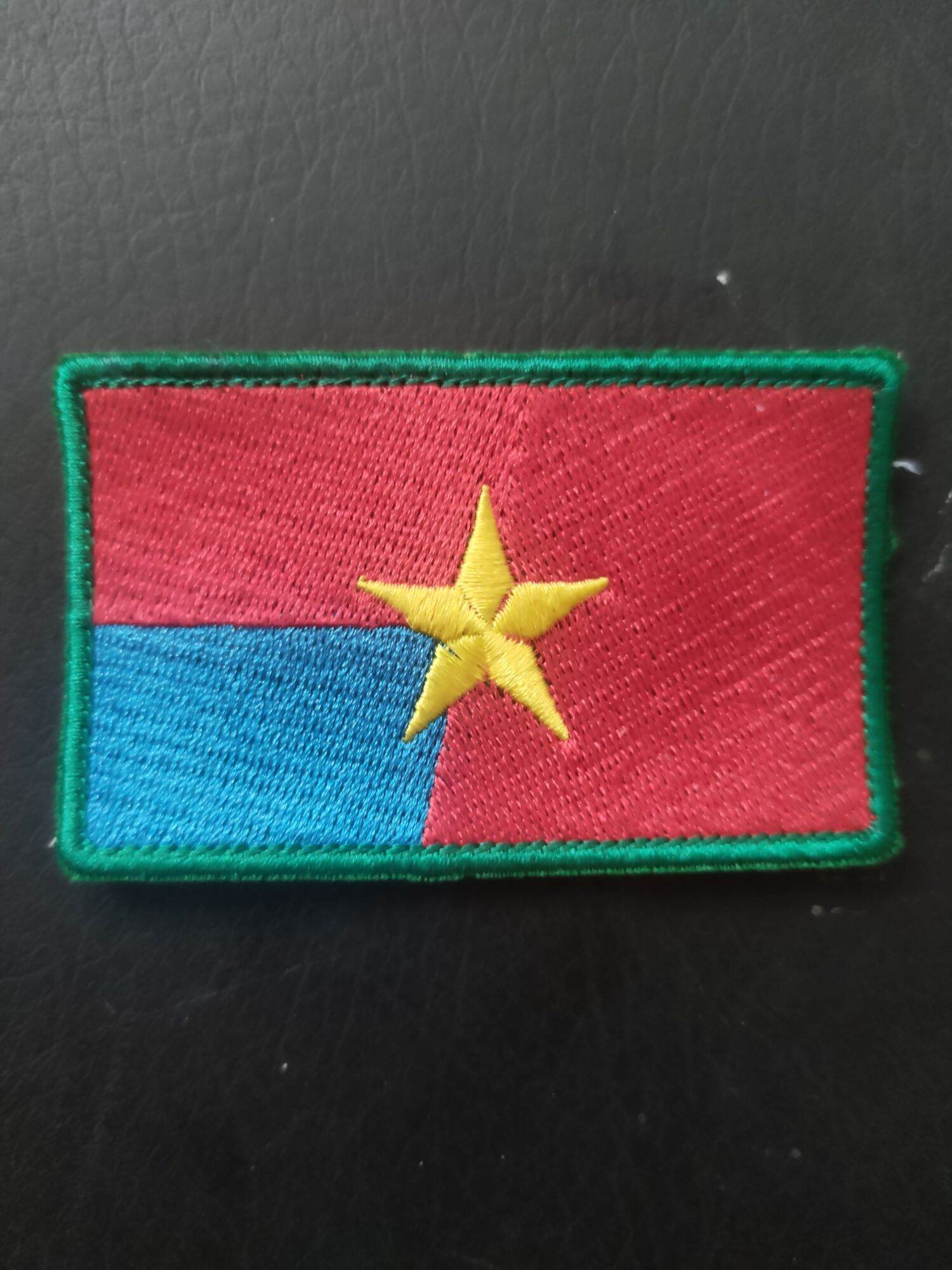Patch Cờ Việt Nam thêu cao cấp, SIZE 5X8CM, Cờ Viet nam kỷ niệm, cờ xanh đỏ, flag vietnam