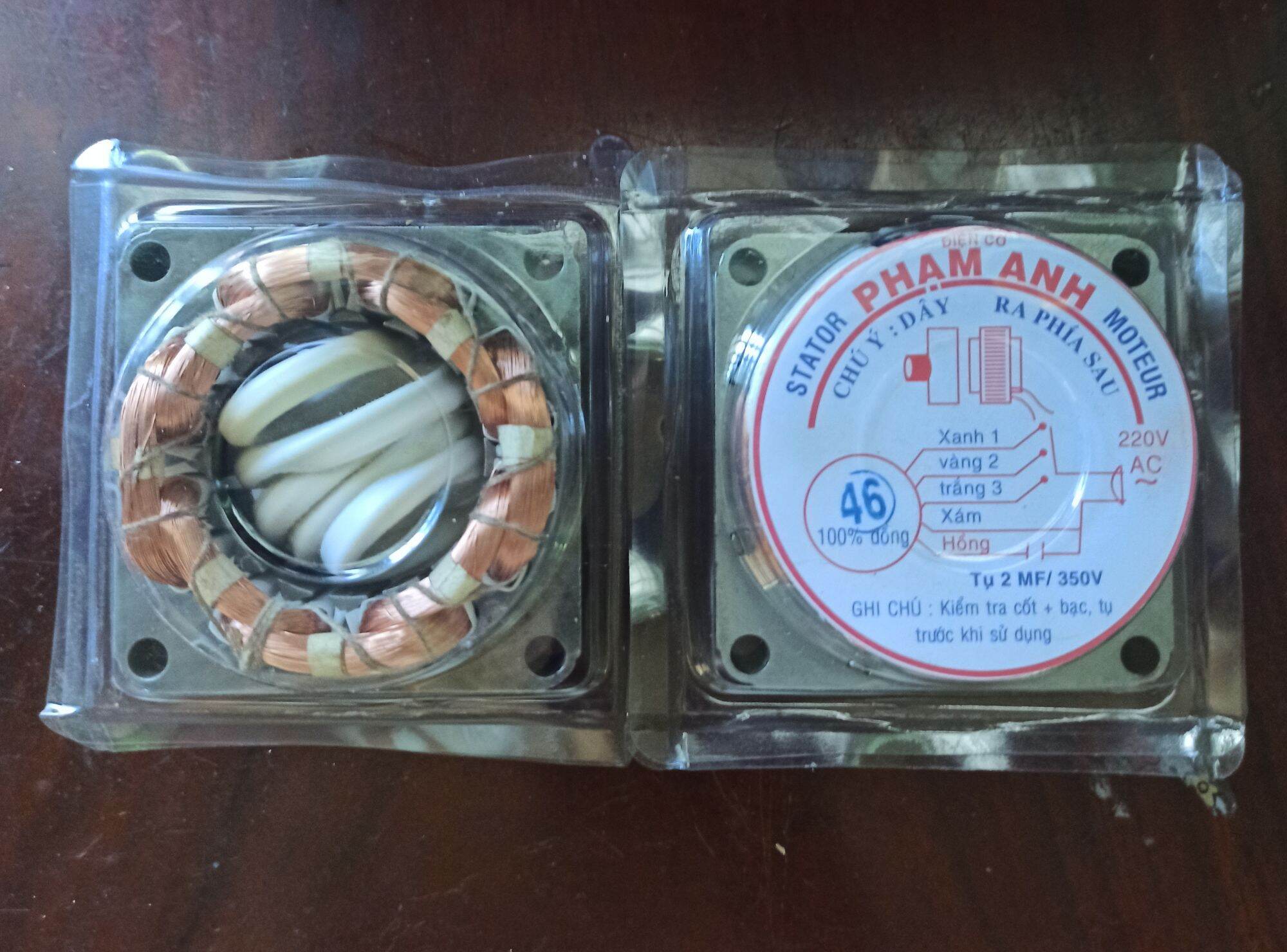 Lốc quạt stator cuộn dây quạt b4-44-46 100% đồng
