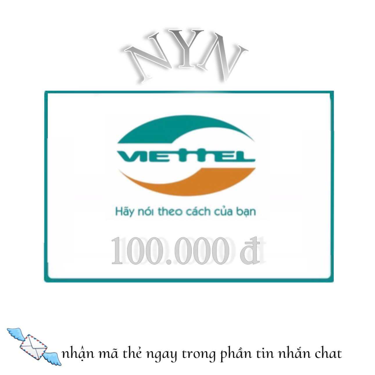 Thẻ nạp điện thoại viettel 100k