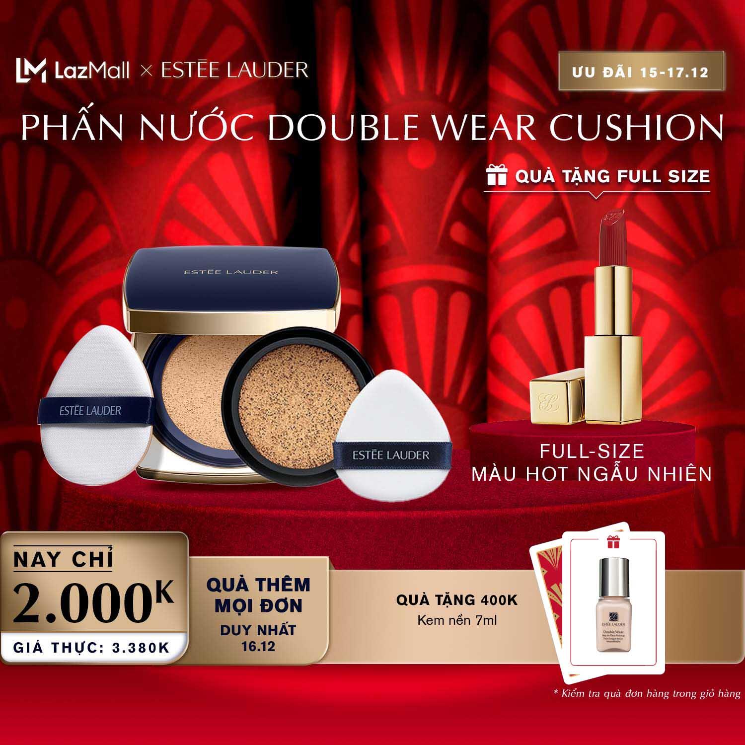 Phấn nước mịn lỳ lâu trôi Estee Lauder Double Wear Soft Glow Matte SPF 45/PA+++ • ​ Mịn lì, lâu trôi, lớp nền hoàn hảo không tì vết