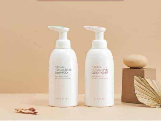 CẶp gội xả thảo dược Atomy shampoo, hair conditioner