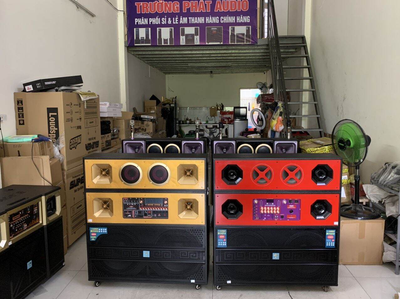 loa kéo  4 tấc  đôi 6868