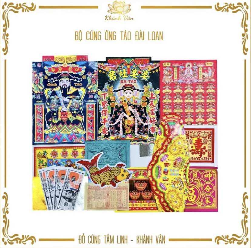 Giấy Cúng Ông Táo ( Ảnh Thật + Văn Khấn )