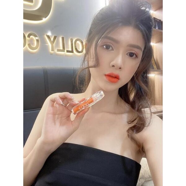 Cam tươi_Son kem Dolly super matte không chì mềm môi