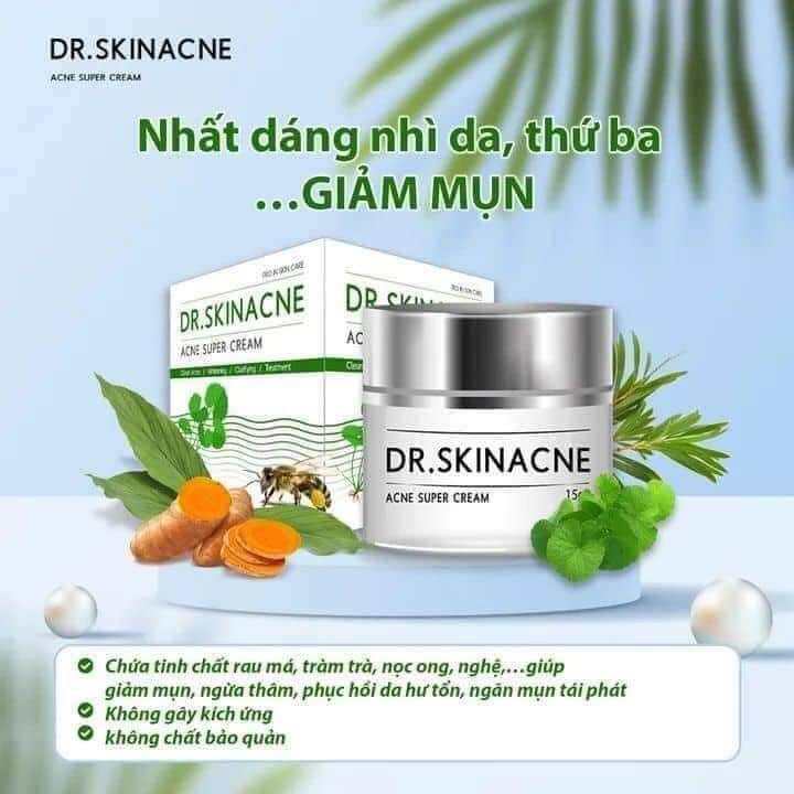Kem Giảm Mụn DR SKINACNE, Kem Ngừa Mụn Dr Skinacne