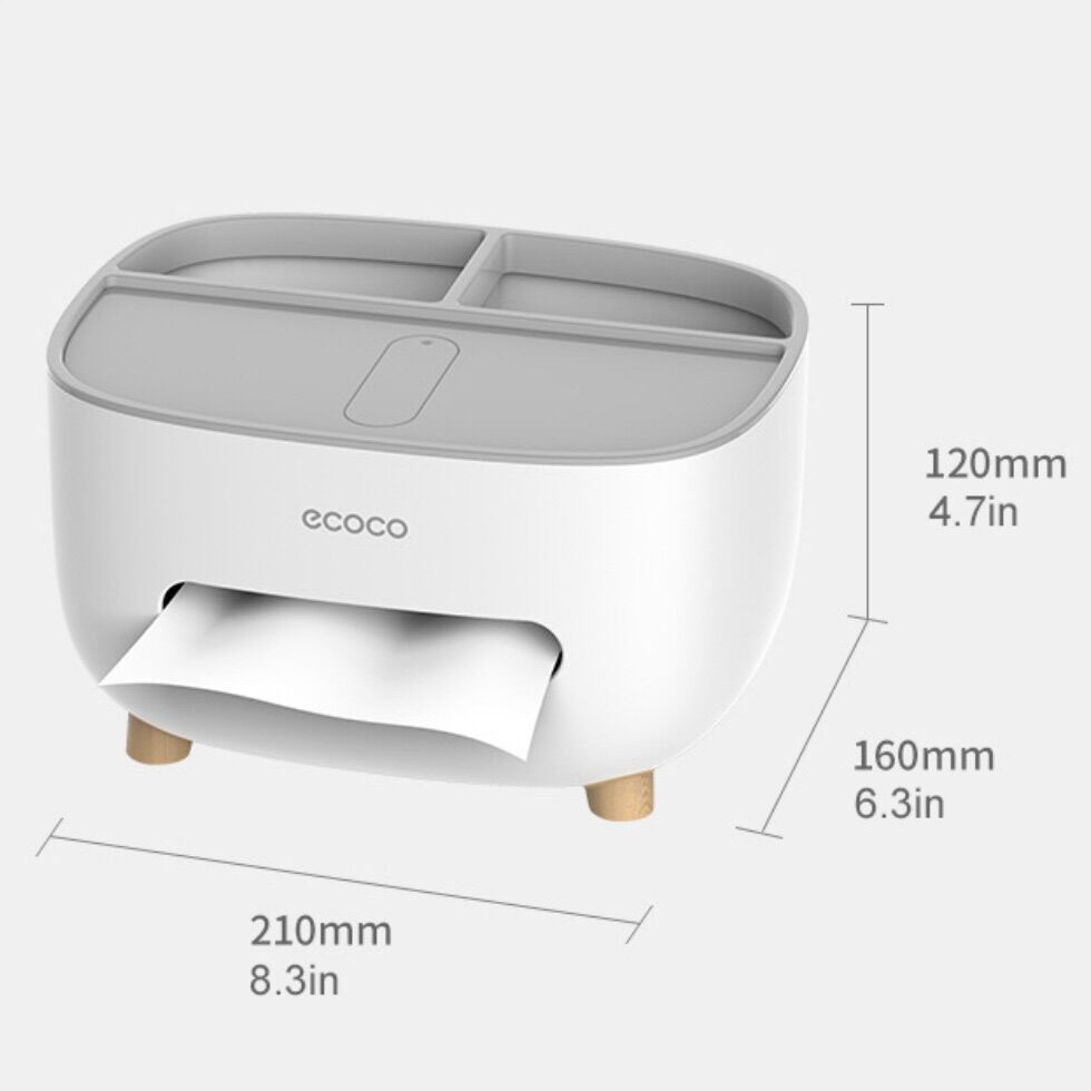 Hộp đựng giấy ăn, hộp đựng khăn giấy đa năng Ecoco - Ecoco 2009