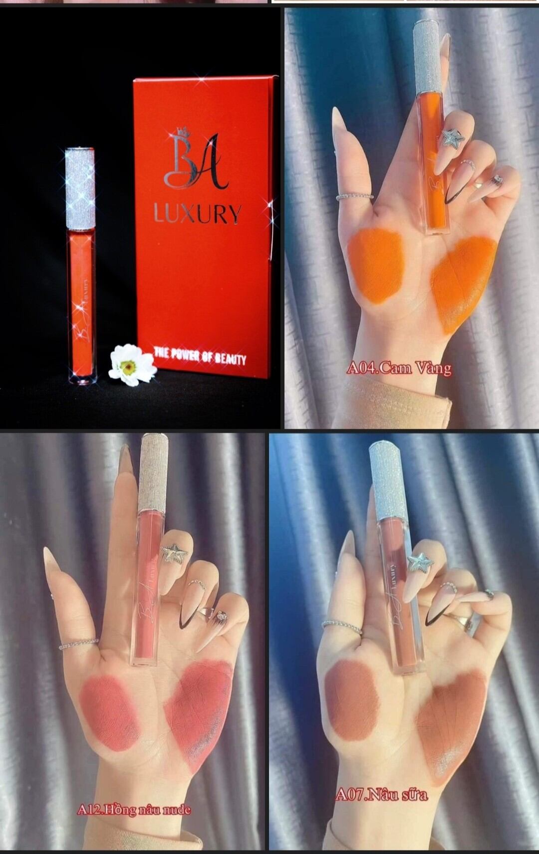 NhimShopDolly son hữu cơ không chì siêu lì BA LUXURY