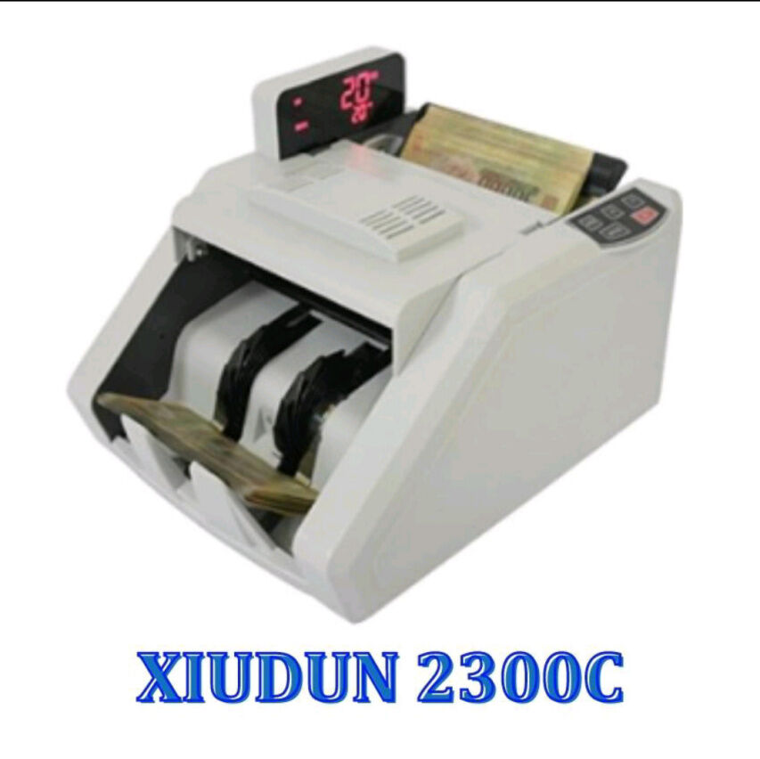 Máy đếm tiền XIUDUN 2300C, máy đếm thông thường mẫu mới ra năm 2022
