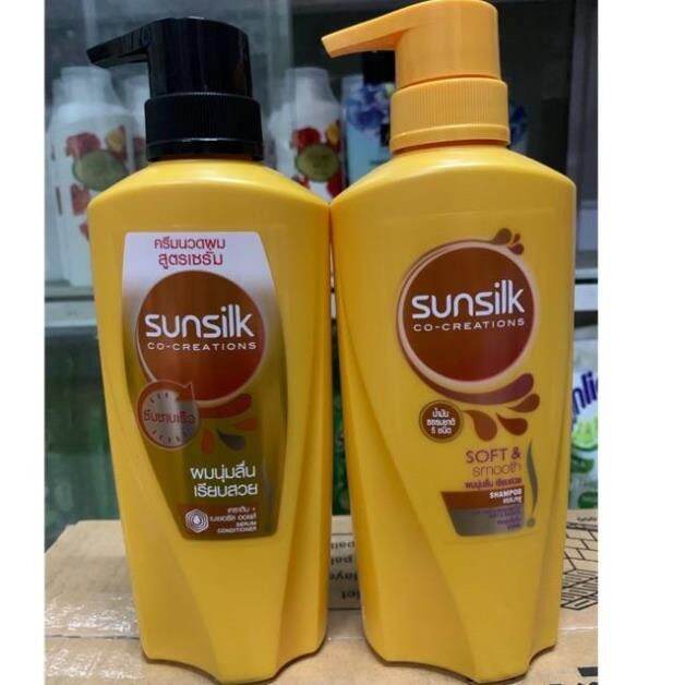 Dầu xả và dầu gội Sunsilk mềm mượt diệu kỳ 450g