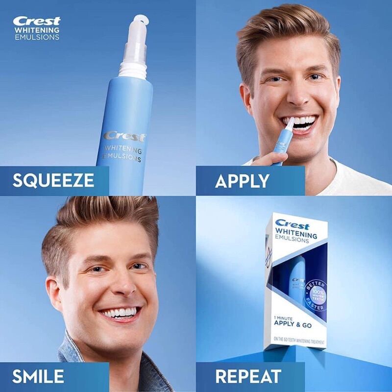 Gel Tẩy Trắng Răng Crest 12ml