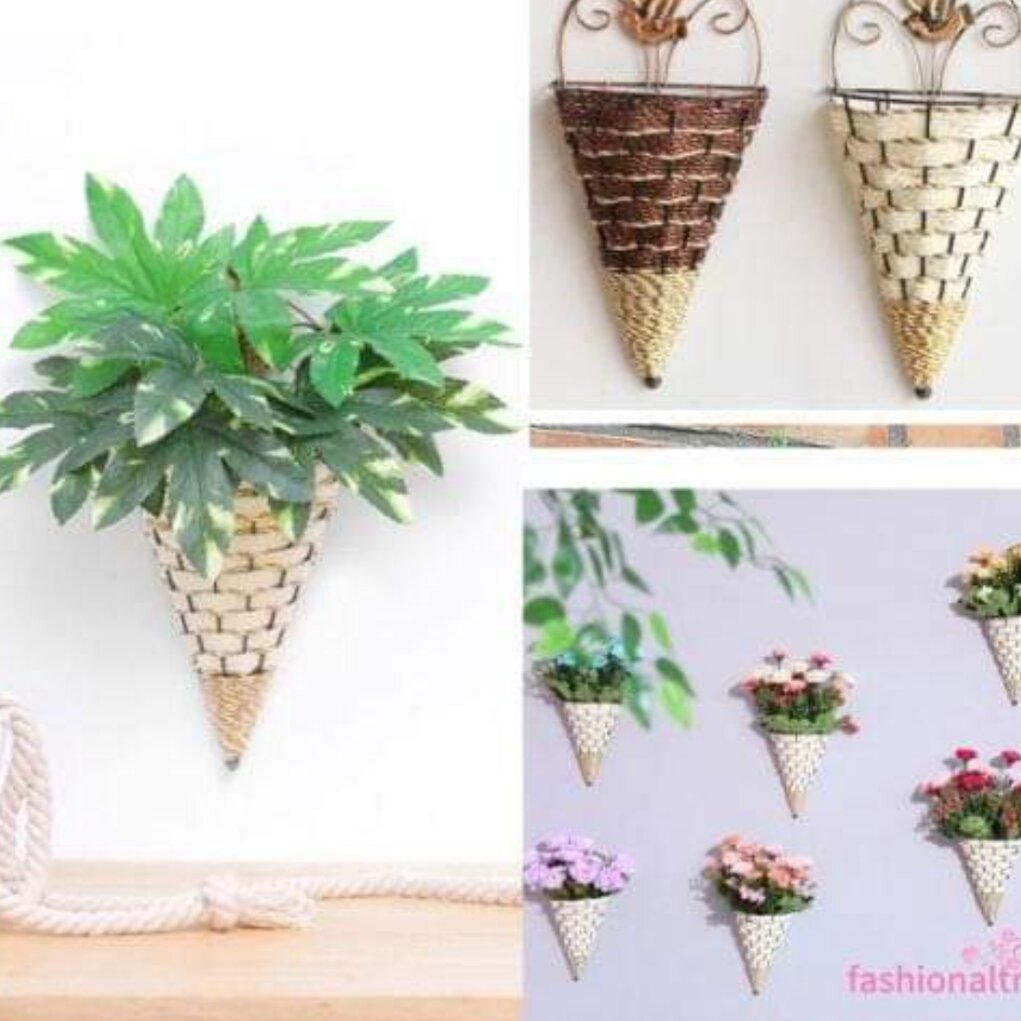 Lẳng hoa treo tường dáng dài