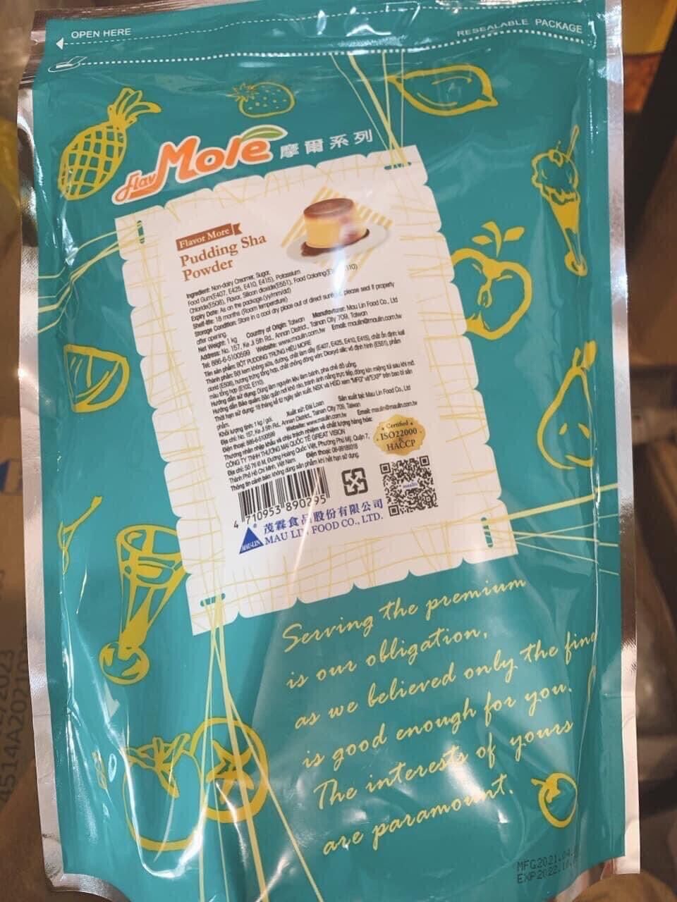 BỘT PUDDING TRỨNG túi zip 100g
