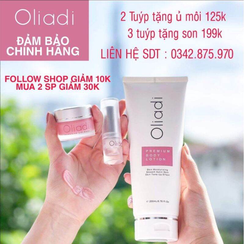 KEM BODY OLIADI TỪ THIÊN NHIÊN mua 2 tuýp tặng 1 ủ môi 125k