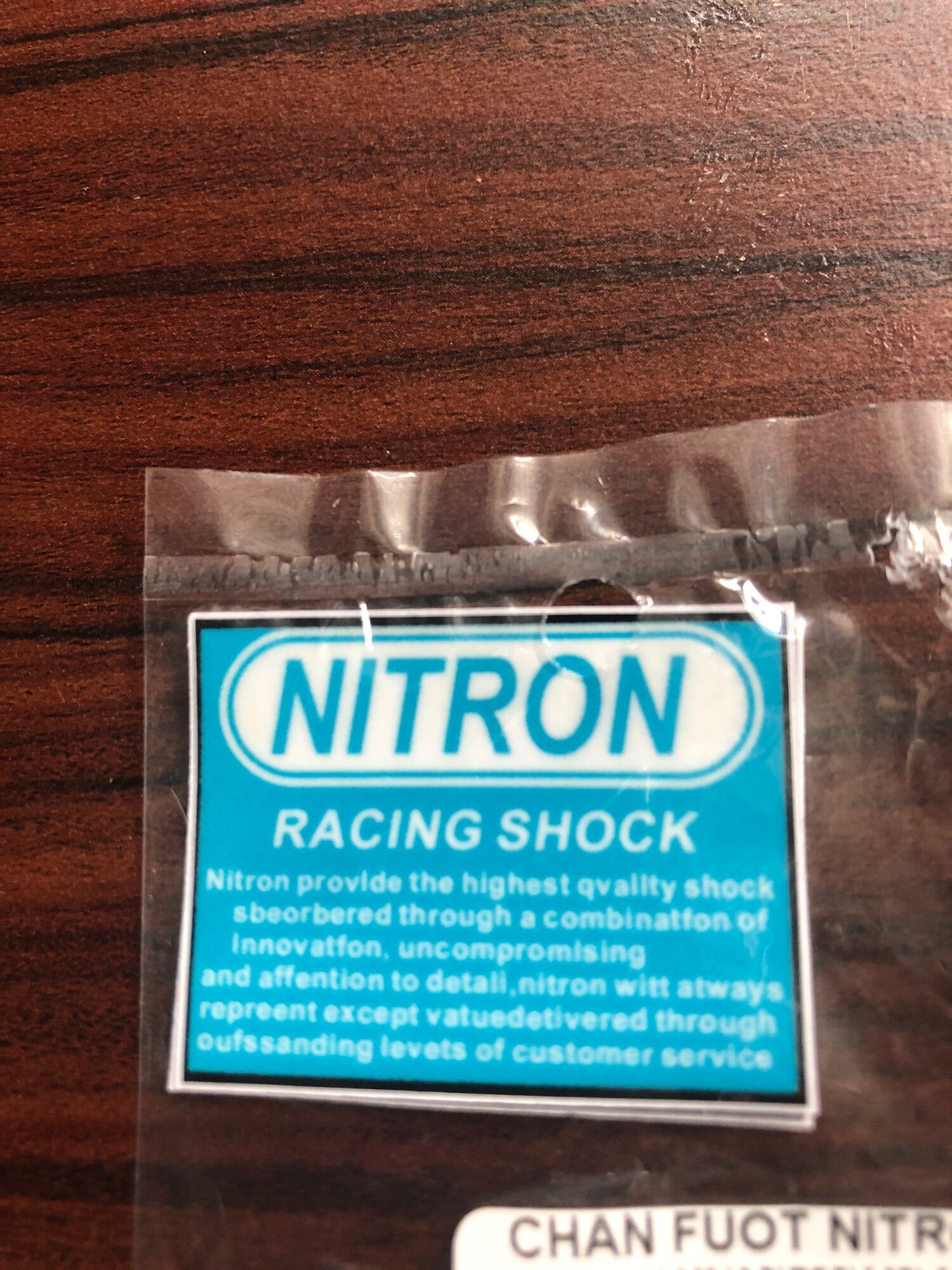 CHÂN PHUỘC NITROn DECAL IN