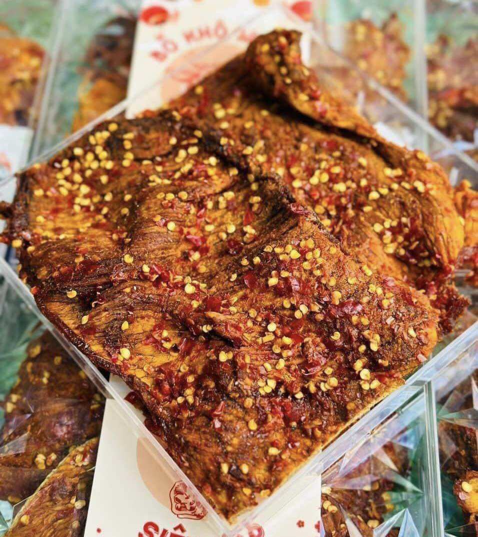 Khô bò Malay Siêu cay 500g có dây xách