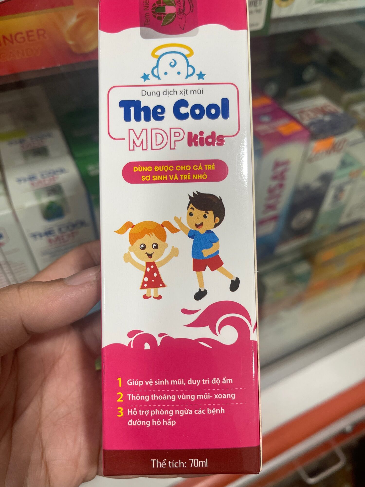 ✅[chính hãng] Xịt mũi The Cool kids (bé) 70ml