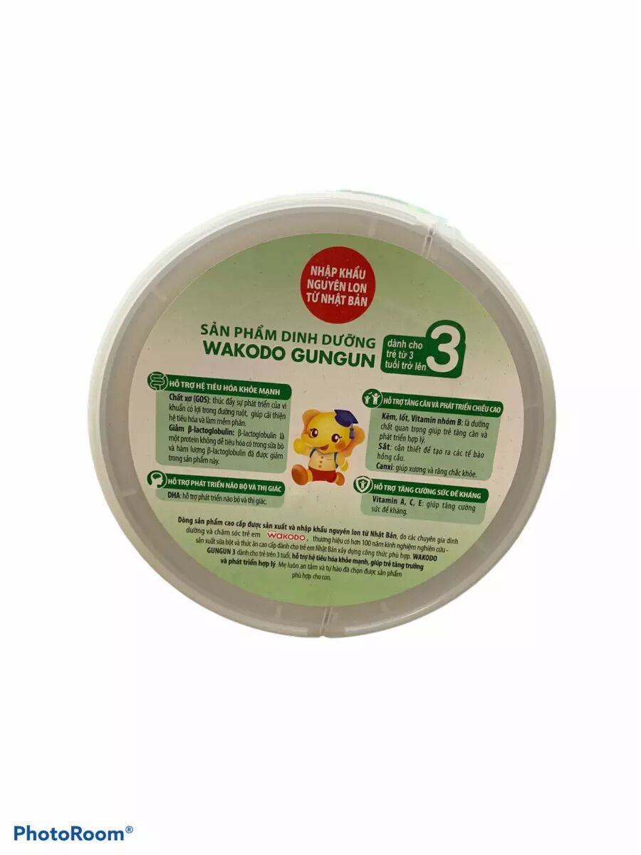 [HCM]Sữa bột LEBENS wakodo gungun số 3 830g