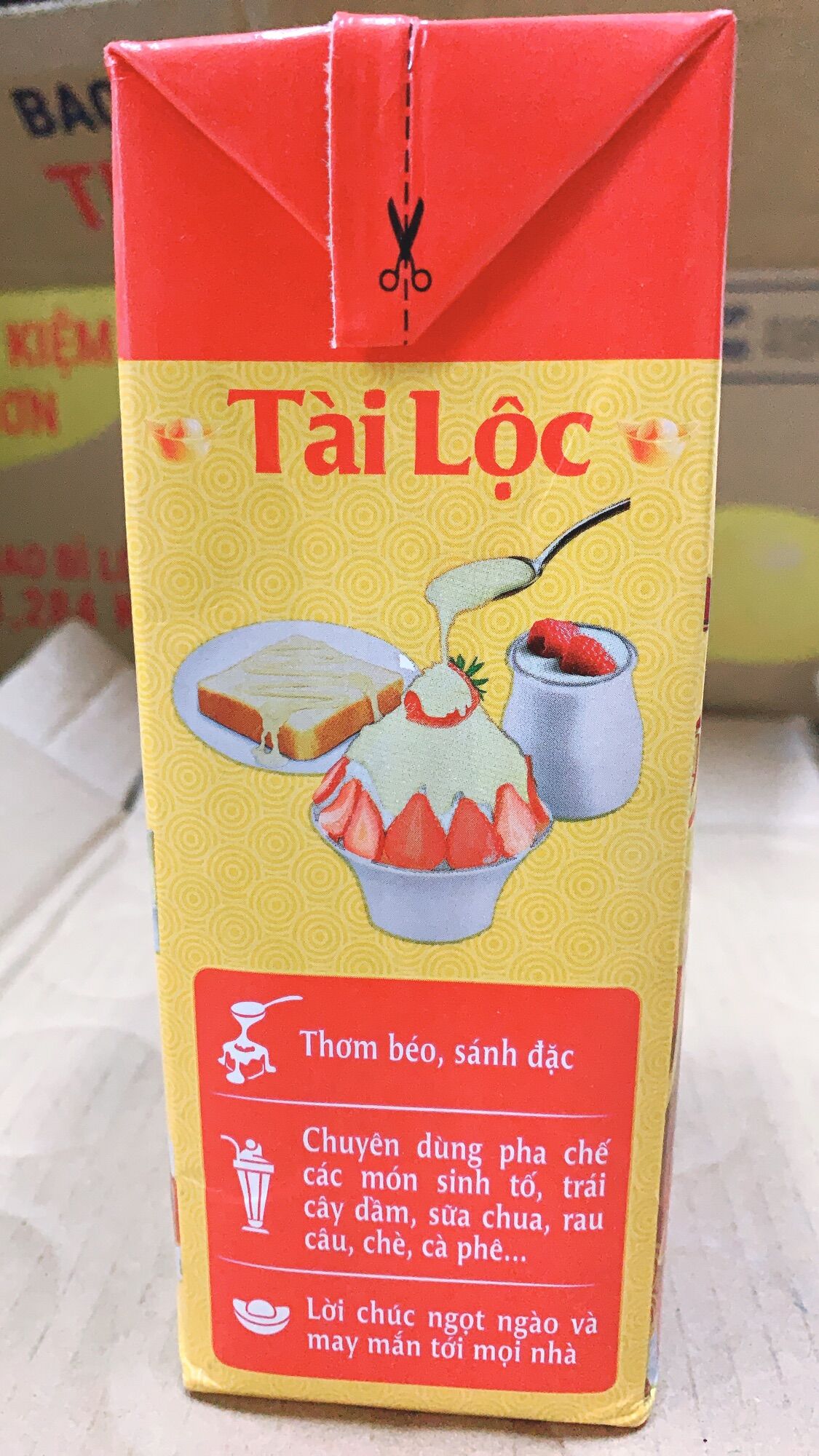 [Date 2024] Sữa đặc Vinamilk Tài Lộc 1.284kg (hộp giấy)