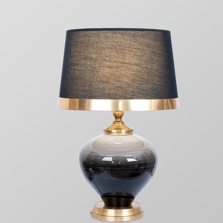 Đèn bàn gốm sứ Giang Tây cao cấp LUX-8788