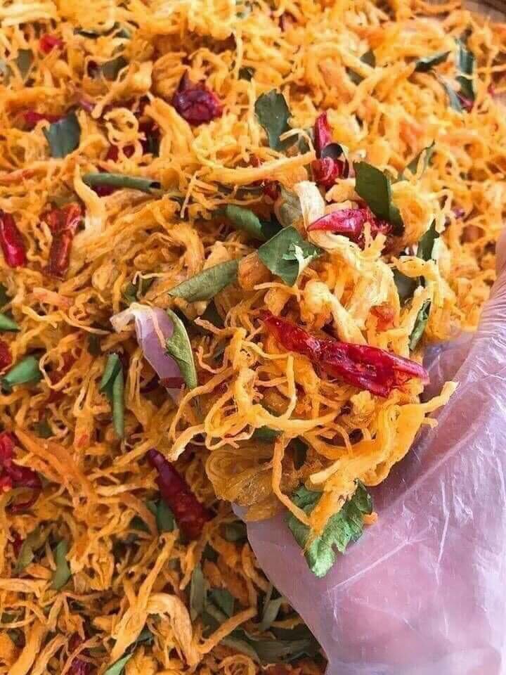 Khô gà lá chanh loại 1 túi zip 100g