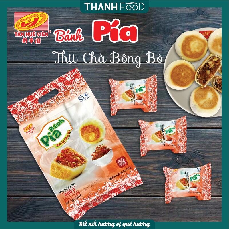 Bánh pía chà bông bò