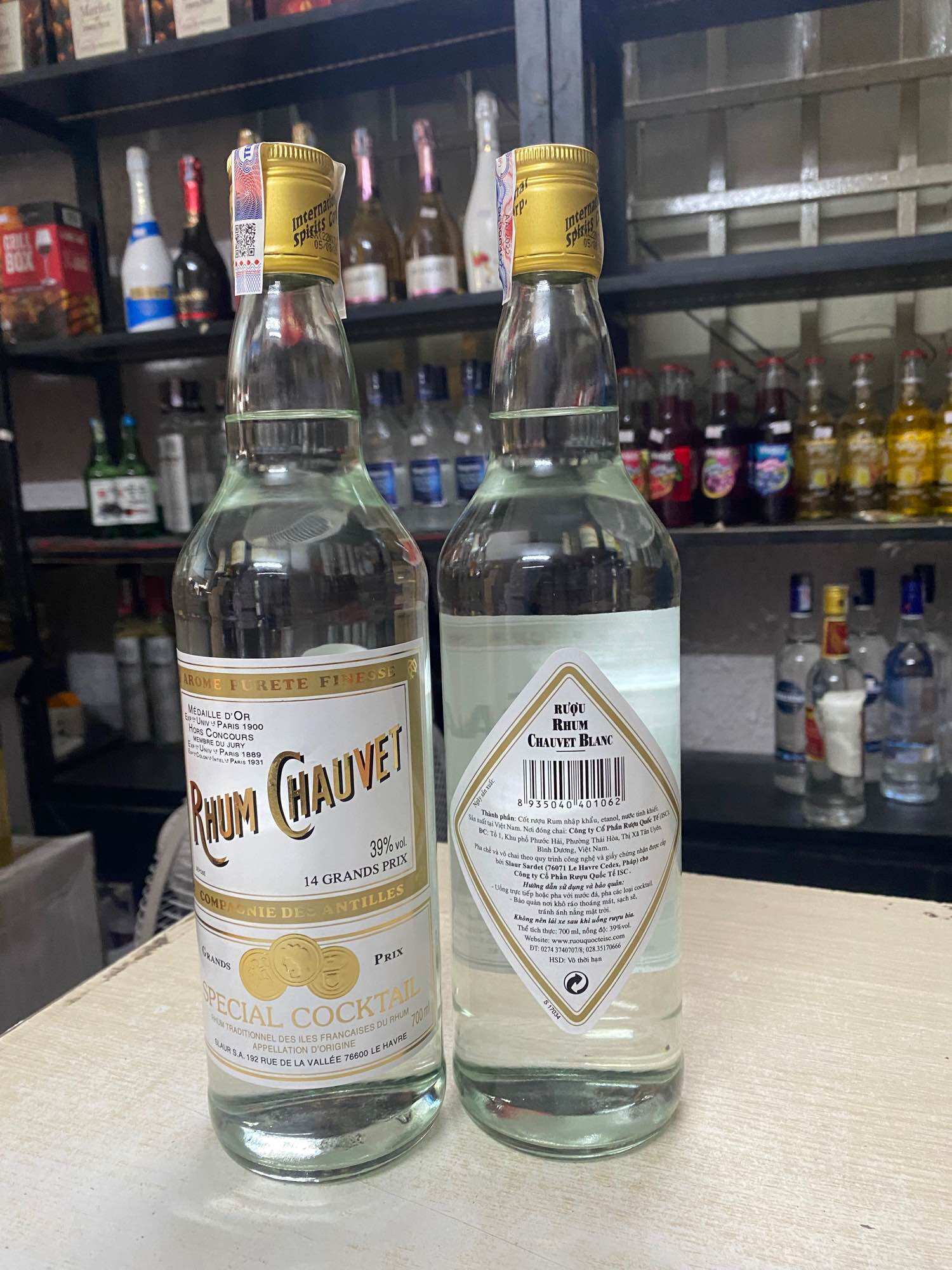 Rhum CHAUVET Việt Nam 39 700ml