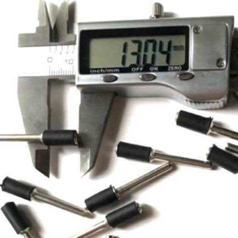 Trục su giữ nhám đầu 6.35mm cán 3.17mm