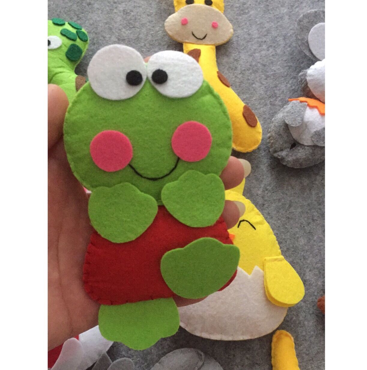 Con vật handmade vải dạ nỉ _ Đồ chơi cho bé