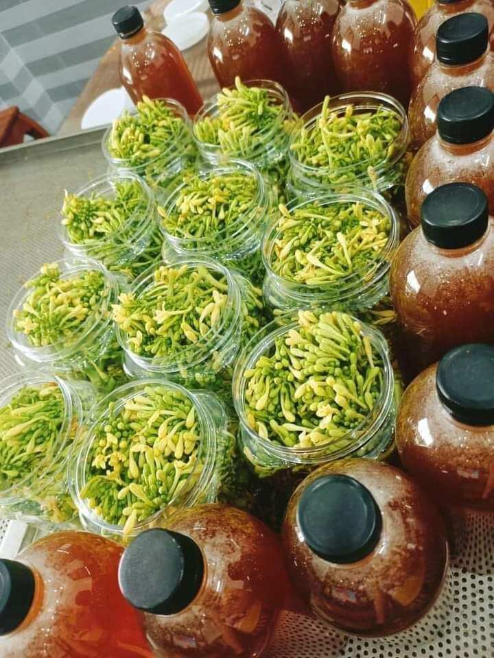Mật ong ngâm hoa đu đủ đực