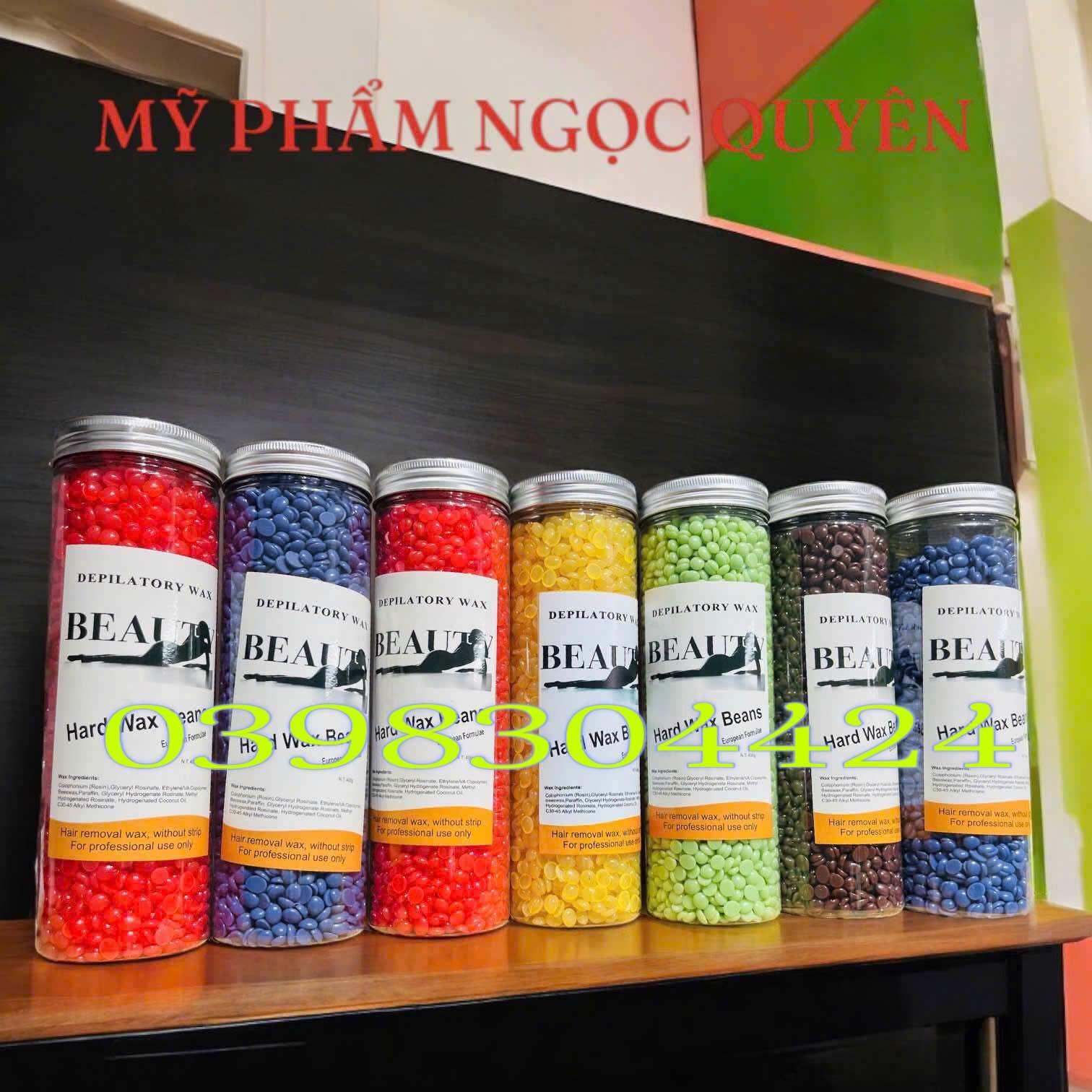Thanh Lý Sáp Wax Lông Hard Wax Beans Hũ 400G (Màu ngẫu nhiên)