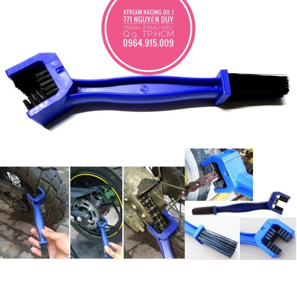 Bàn chải chà sên, cọ vệ sinh sên xích 3d