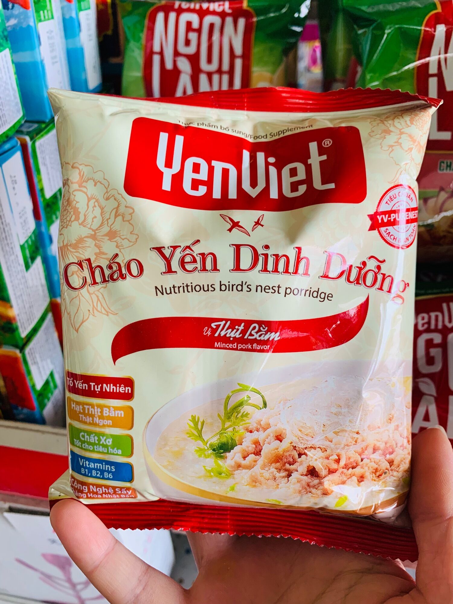 5 gói cháo Yến Việt vị thịt bằm
