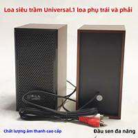 Loa Vệ Tinh Chuông Còi Siêu Trầm 2.1 Chuyển Đổi Âm Thanh 5.1 Loa Phải Và Trái Hộp Phụ Khe Cắm Chân Đế Hình Lotus