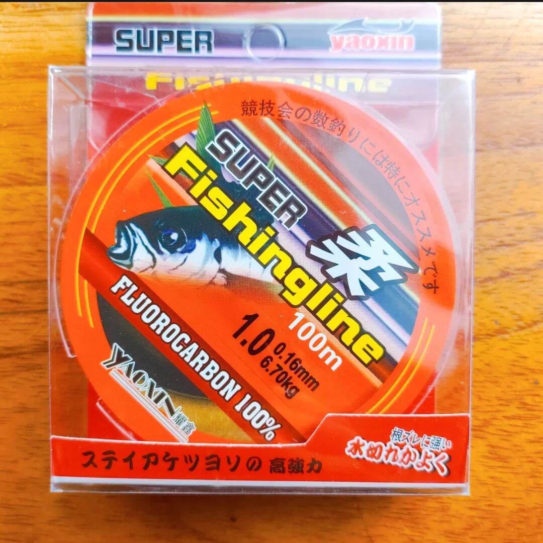 cước câu cá fluorocarbon nylon size 0.8 , size 1.0 cước câu cá