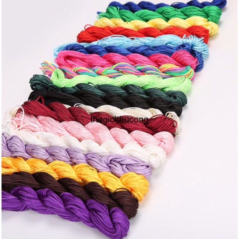 Dây dù tết vòng tay, đan quấn dreamcatcher